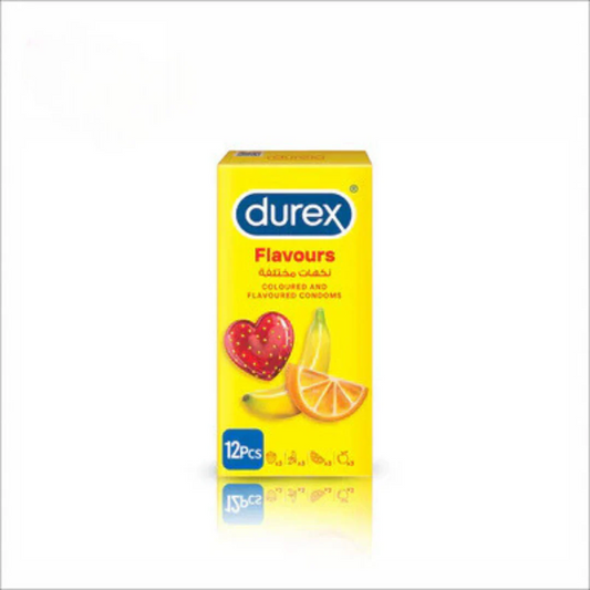 Durex Coloured & Flavoured Condoms Pack of 12
